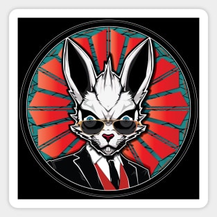 Mad Rabbits with a Vintage Vibe Magnet